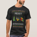 Merry Christmahanakwanzika Holiday Christmas Hanuk T-Shirt<br><div class="desc">Merry Christmahanakwanzika Holiday Christmas Hanukkah Kwanza.</div>