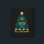 Merry Christmakkah Funny Hanukkah And Christmas Tr Canvas Print<br><div class="desc">This is a great gift for your family,  friends during Hanukkah holiday. They will be happy to receive this gift from you during Hanukkah holiday.</div>