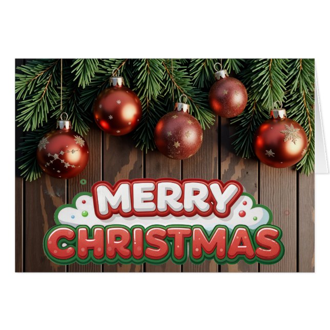 Merry Christmas (Devant horizontal)