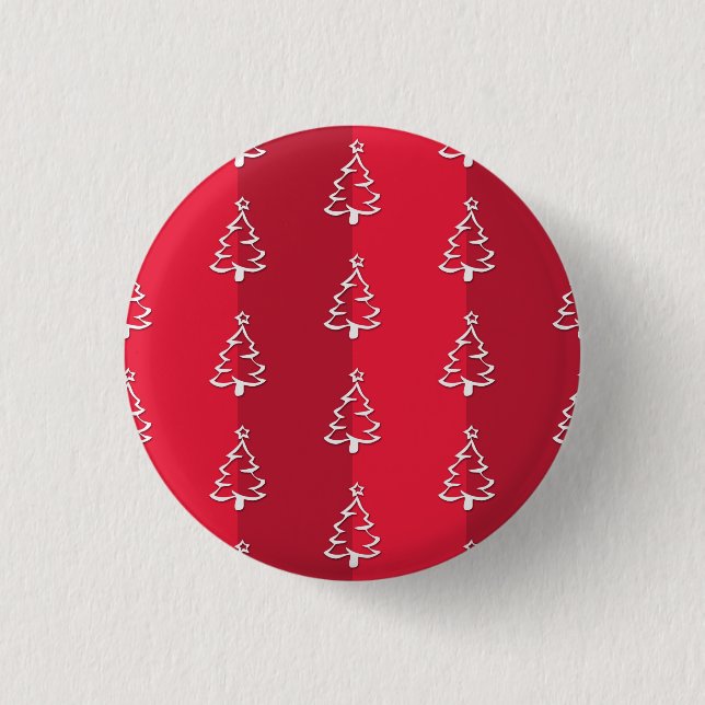 Merry Christmas 1 Inch Round Button (Front)