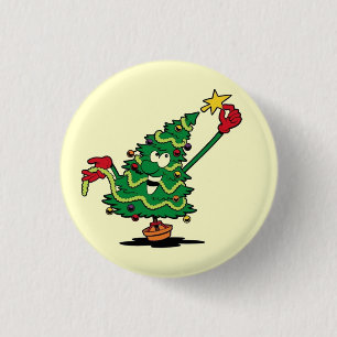 Merry Christmas - 1 Inch Round Button