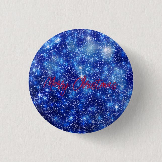 Merry Christmas  1 Inch Round Button (Front)