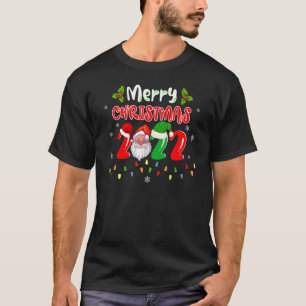 Merry Christmas 2022 Team Santa Elf Squad Pajamas T-Shirt