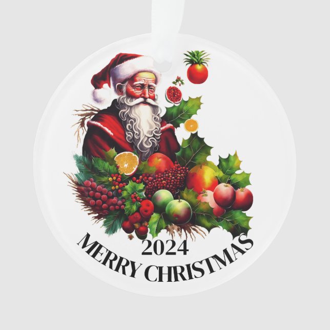 MERRY CHRISTMAS 2024 ORNAMENT (Front)
