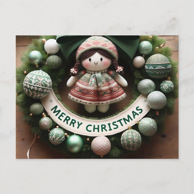 Merry Christmas 2025:Celebrate with Joy and Warmth Postcard (Front)