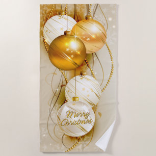 Merry Christmas 23 Beach Towels