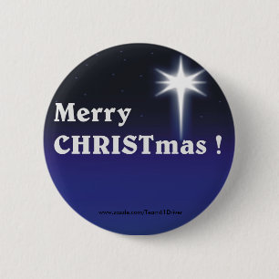Merry CHRISTmas ! 2 Inch Round Button