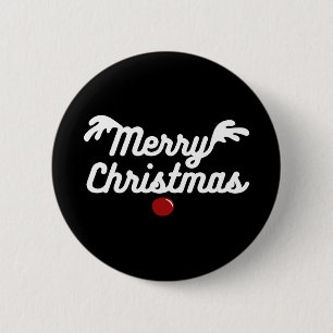 Merry Christmas 2 Inch Round Button