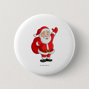 Merry Christmas 2 Inch Round Button