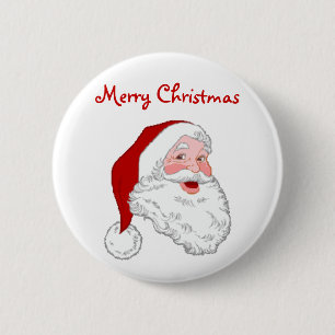 Merry Christmas 2 Inch Round Button