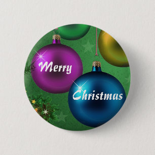 Merry Christmas 2 Inch Round Button