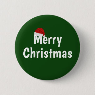 Merry Christmas 2 Inch Round Button