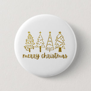 Merry Christmas 2 Inch Round Button