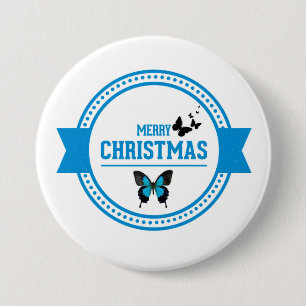 Merry Christmas 3 Inch Round Button