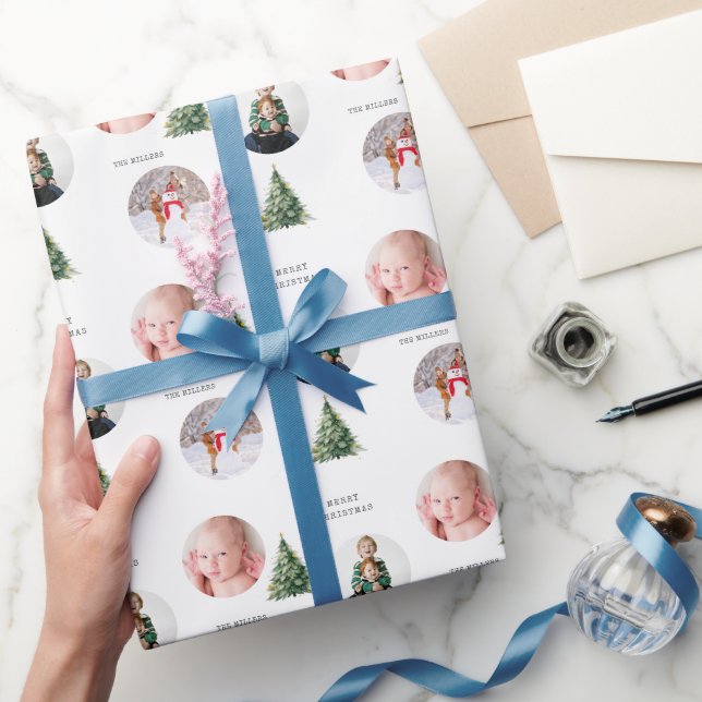 Merry Christmas 3  Photo Wrapping Paper (Gifting)