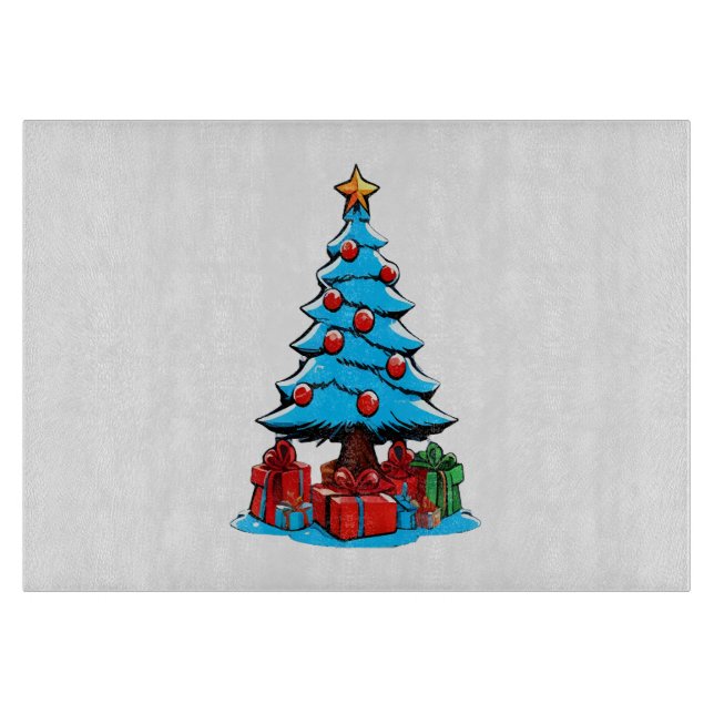 Merry Christmas 3D Cutting Board (Front)