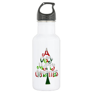 Merry Christmas 532 Ml Water Bottle