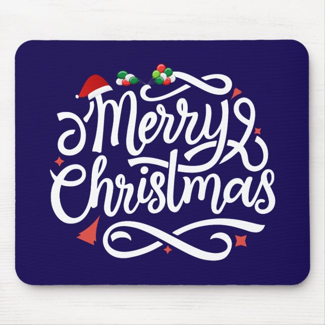 Merry Christmas-61039 Mouse Pad (Front)