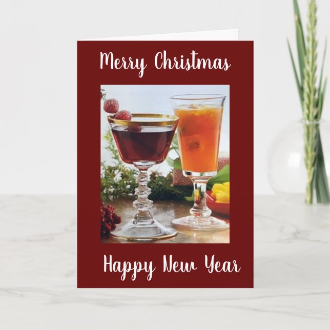 "MERRY CHRISTMAS & A VERY HAPPY NEW YEAR" CARD (Front)