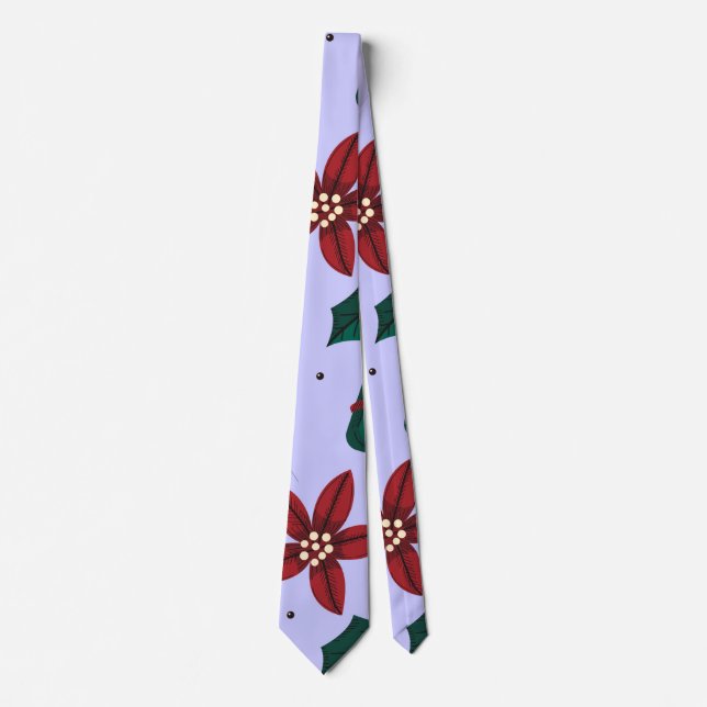 Merry Christmas Abstract Pattern Tie (Front)