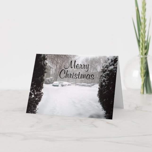 MERRY CHRISTMAS ACROSS THE MILES card (Front)