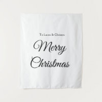 Merry Christmas add name text custom family gift