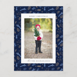 Merry Christmas    ADD YOUR FAMILY PHOTO Postcard