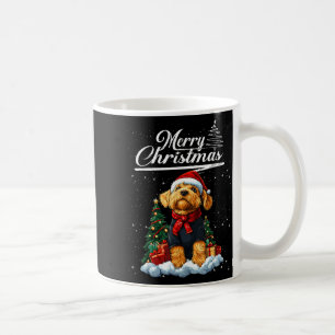Merry Christmas Airedale Terrier Santa Hat Dog Lov Coffee Mug