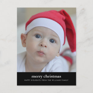 MERRY CHRISTMAS Ajouter Votre Carte Postale Photo 