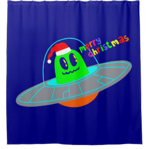 merry christmas alien santa scifi