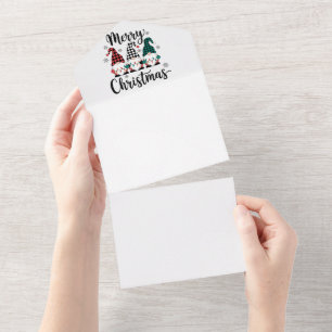 Merry christmas all in one invitation