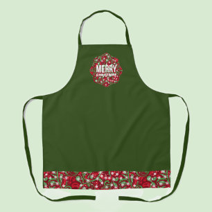 Merry Christmas All-Over Print Apron