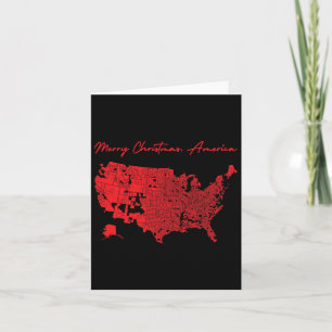Merry Christmas America Donald Trump Better Covera Card