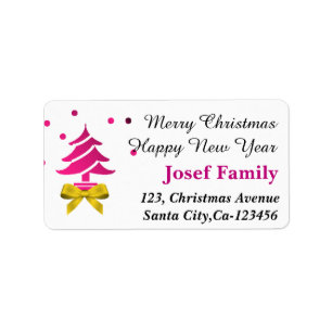 Merry Christmas and a Happy New Year! Label