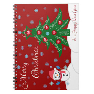 Merry Christmas and a Happy New Year! Notebook