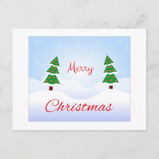 Merry Christmas and a Happy New Year! Postcard (Front)