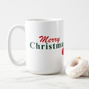Merry Christmas and Hanging Ornament Christmas  Coffee Mug
