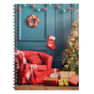 Merry Christmas and Happy Holidays! A beautiful li Notebook