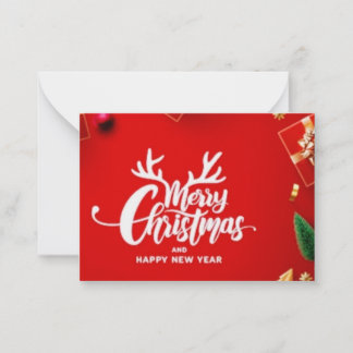 Merry Christmas and Happy Holidays!" Card