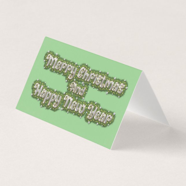 Merry Christmas And Happy New Year (Front)
