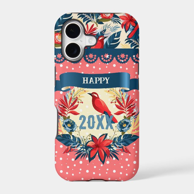 Merry Christmas and Happy New Year! 20XX Red Bird (Back)