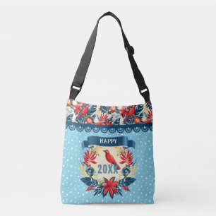 Merry Christmas and Happy New Year! 20XX Red Bird Crossbody Bag