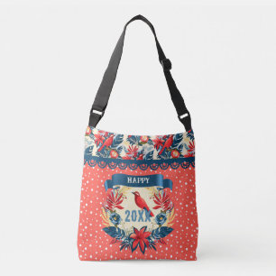 Merry Christmas and Happy New Year! 20XX Red Bird Crossbody Bag