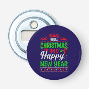 Merry Christmas And Happy New Year-61064 Bottle Opener