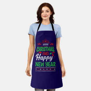 Merry Christmas And Happy New Year-61064 Hoodie Apron