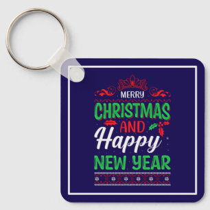 Merry Christmas And Happy New Year-61064 Hoodie Keychain