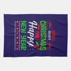 Merry Christmas And Happy New Year-61064 Kitchen Towel