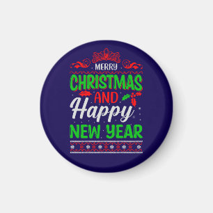 Merry Christmas And Happy New Year-61064 Magnet