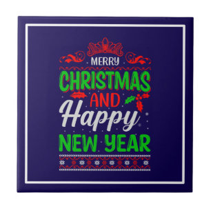 Merry Christmas And Happy New Year-61064 Tile