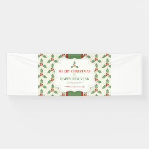Merry Christmas and Happy New Year Banner